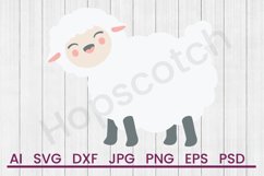 Sheep SVG, DXF File, Cuttatable File Product Image 1