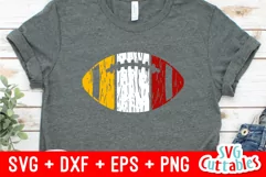 Football SVG | Distressed Football | Shirt Design Product Image 1