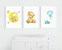 Kids Interior Nursery A4 White Frame Digital Mockup/M173 Product Image 5