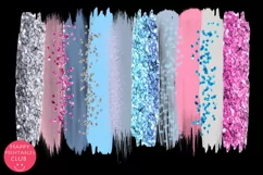 Winter Brush Strokes Clipart I Christmas Brush Strokes Product Image 2