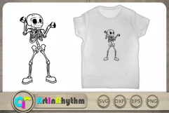 Skeleton Svg, Halloween Svg, Happy Halloween Svg, Spooky Svg Product Image 1