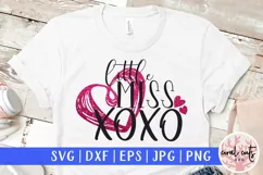 Little Miss XOXO - Love & Valentine SVG EPS DXF PNG Product Image 1