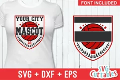 Volleyball SVG | Volleyball Template 0016 | Shirt Design Product Image 1