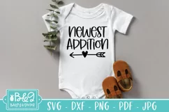 Cute Baby SVG - Newest Addition - Newborn SVG Cut File Product Image 1