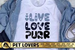 Cat SVG Cat Quote SVG Paw Print SVG Pet Valentine SVG Product Image 4