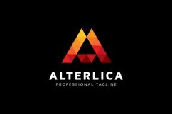 Alterlica A Letter Polygon Logo Product Image 2