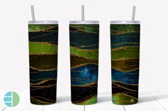 Galaxy Agate Skinny Tumbler Sublimation Designs Geode Stars Product Image 4