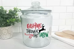 Dashing Through the Snow SVG File - Christmas SVG File Product Image 9