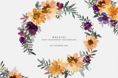 Watercolor Sunflower Clipart Collection Product Image 6