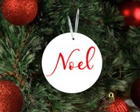 Christmas SVG - Noel SVG, handlettered Product Image 2