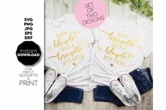 bestie SVG, Big Sister SVG, Best Friends SVG, Friendship Svg Product Image 5