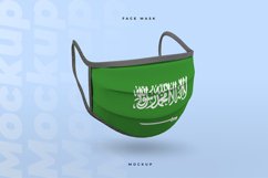 Cotton Face Mask Mockup Template Product Image 1
