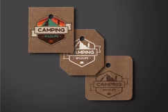 Camping Wildlife Badge / Vintage Travel Logo Patch SVG PNG Product Image 3