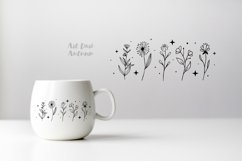 3 Wildflowers designs svg, Floral svg, Wildflower svg Product Image 4