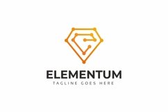 Elementum E Letter Logo Product Image 1