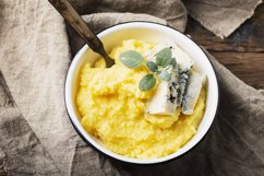 Typical Lombardy dish polenta with gorgonzola Product Image 1
