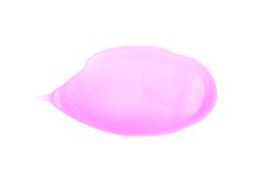 Light pink Transparent Gel smear or dpop on isolated white Product Image 1