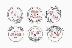 Wedding Monogram Logos Template Collection Product Image 1