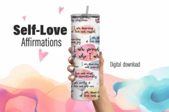 Nurse 20oz Skinny Tumbler Sublimation, Daily affirmations Product Image 1