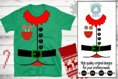Christmas Elf costume, Elf body Costume Svg, Elf Suit svg Product Image 1