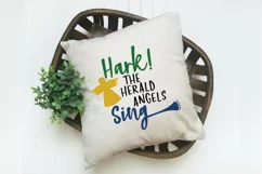 Hark the Herald Angels Sing SVG File - Christmas SVG File Product Image 2