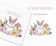Watercolor Spring Floral Garden Clipart Easter Product Image 6