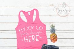 Mock up Next Level 1533 Hot Pink Mockup Product Image 1