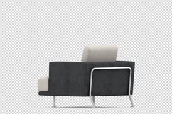 Isometric Arm Chair 3D isolated render Product Image 1