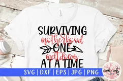 Surviving motherhood one meltdown at a time - Mother SVG EPS Product Image 1