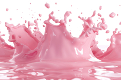 Pink Liquid Splash Background Wallpaper Product Image 1