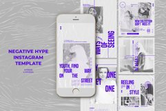 Negative Hype Instagram Templates Product Image 1