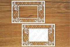 Ornamental Frame 4 SVG files for Silhouette and Cricut. Product Image 1