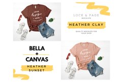 Heather Mockup Bundle Bella Canvas 3001 T-Shirt Bundle Product Image 3