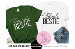 bestie SVG, Big Sister SVG, Best Friends SVG, Friendship Svg Product Image 1