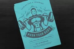 Fitness & Gym Sports Flyer Template Product Image 2