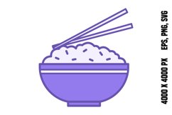 Colored Rice Icon Product Image 1