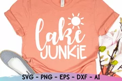 Lake Junkie Svg, Summer Svg, Lake Life Svg, Vacation Svg Product Image 1