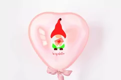 Gnome valentine svg with letter, heart. Be my valentine Product Image 5