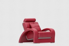 Isometric Arm Chair 3D isolated render Product Image 1