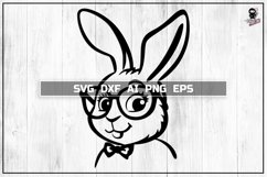 Easter Bunny SVG, Cute Baby animal Cut file Product Image 1