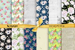 Floral Background Papers for Scrapbooking Product Image 1