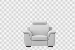 Isometric Arm Chair 3D isolated render Product Image 1