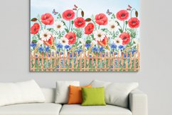 Watercolor Wildflowers. Botanical Wall Watercolor Prints. Product Image 5