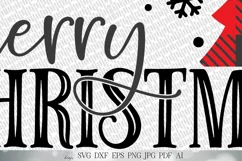 Merry Christmas SVG | Buffalo Plaid SVG | Christmas SVG | Wi Product Image 2