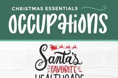Christmas Healthcare worker svg, a health care worker svg Product Image 6