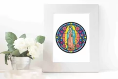 Our Lady of Guadalupe Print, Virgin Mary Print, Catholic jpg Product Image 4