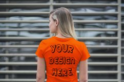 Female Back View T shirt Mock ups - 22 Product Image 18