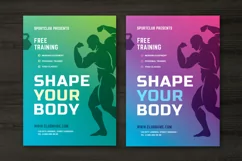 Fitness & Gym Sports Flyer Template Product Image 1