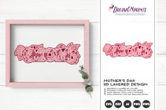 Mother's Day 3D Layered Design | Floral Multi Layer Mandala Product Image 5