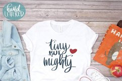 Tiny but mighty svg, kid shirt design, kid shirt svg Product Image 1